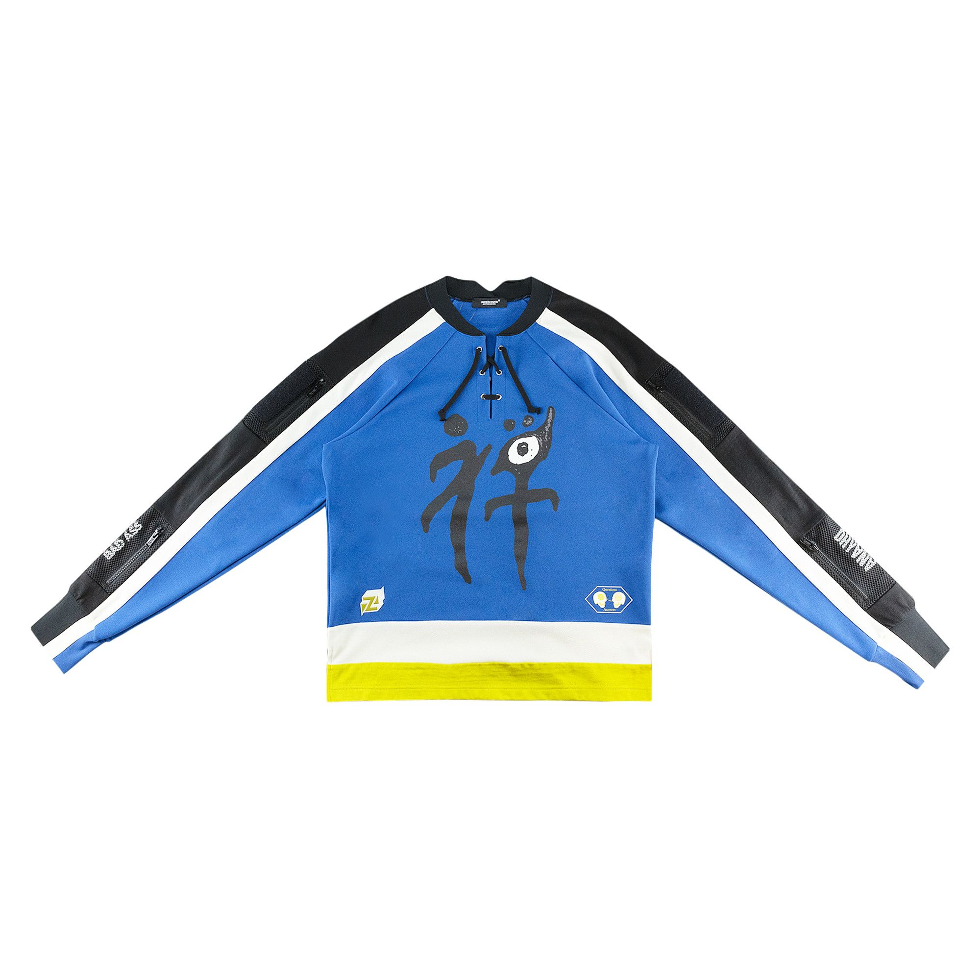 Buy Undercover Zenmondoo Hockey Jersey 'Blue' - UCW4804 BLUE | GOAT