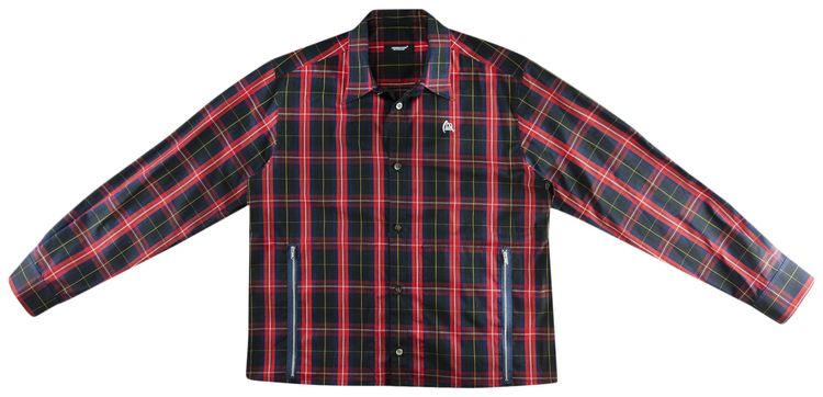 Undercover Bloody Geekers Button Down Shirt Navy Check