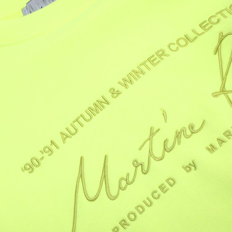 Martine Rose Logo Sweatshirt Fluoro