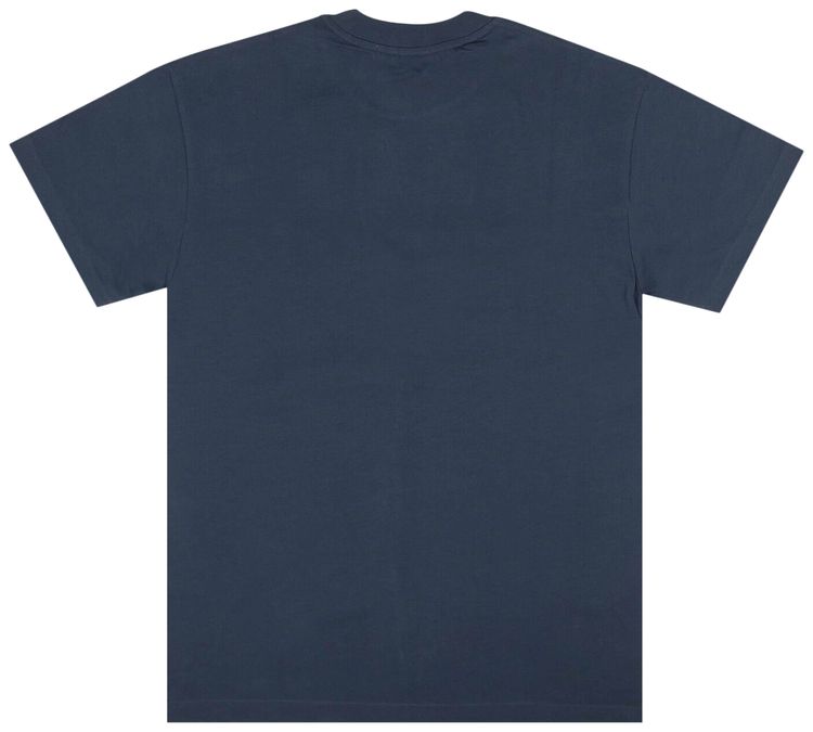 Ambush Emblem Basic Short Sleeve T Shirt Blue