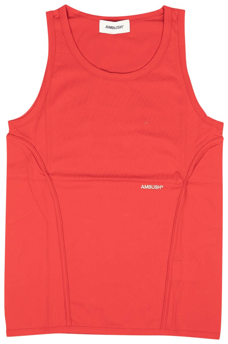 Ambush Logo Print Tank Top 'Red'