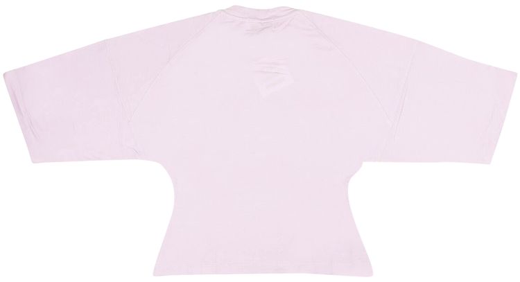 Ambush Box Cropped Short Sleeve Logo T Shirt Purple