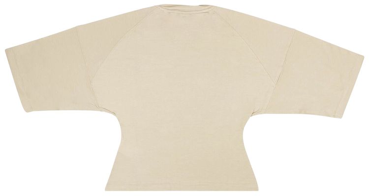 Ambush Box Cropped Short Sleeve Logo T Shirt Grey