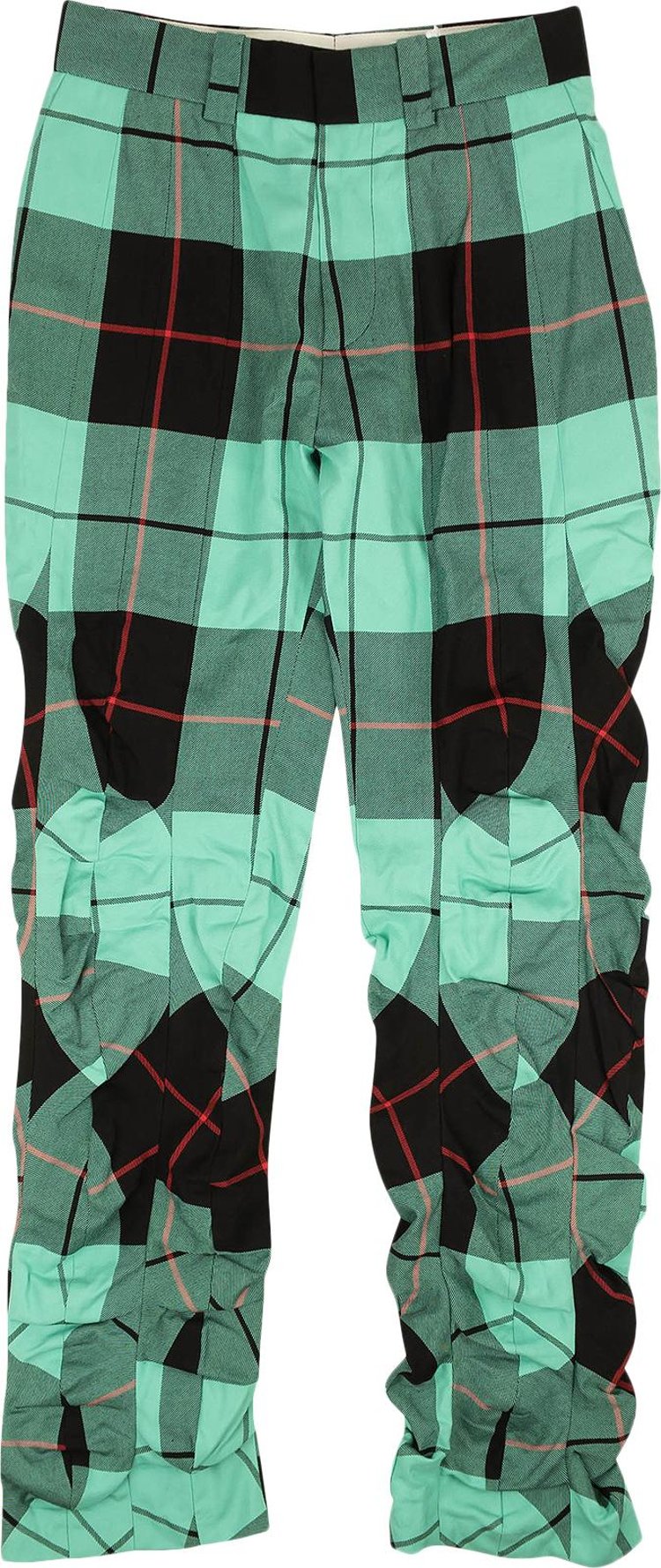 Charles Jeffrey Loverboy Wibble Suit Pants 'Green'