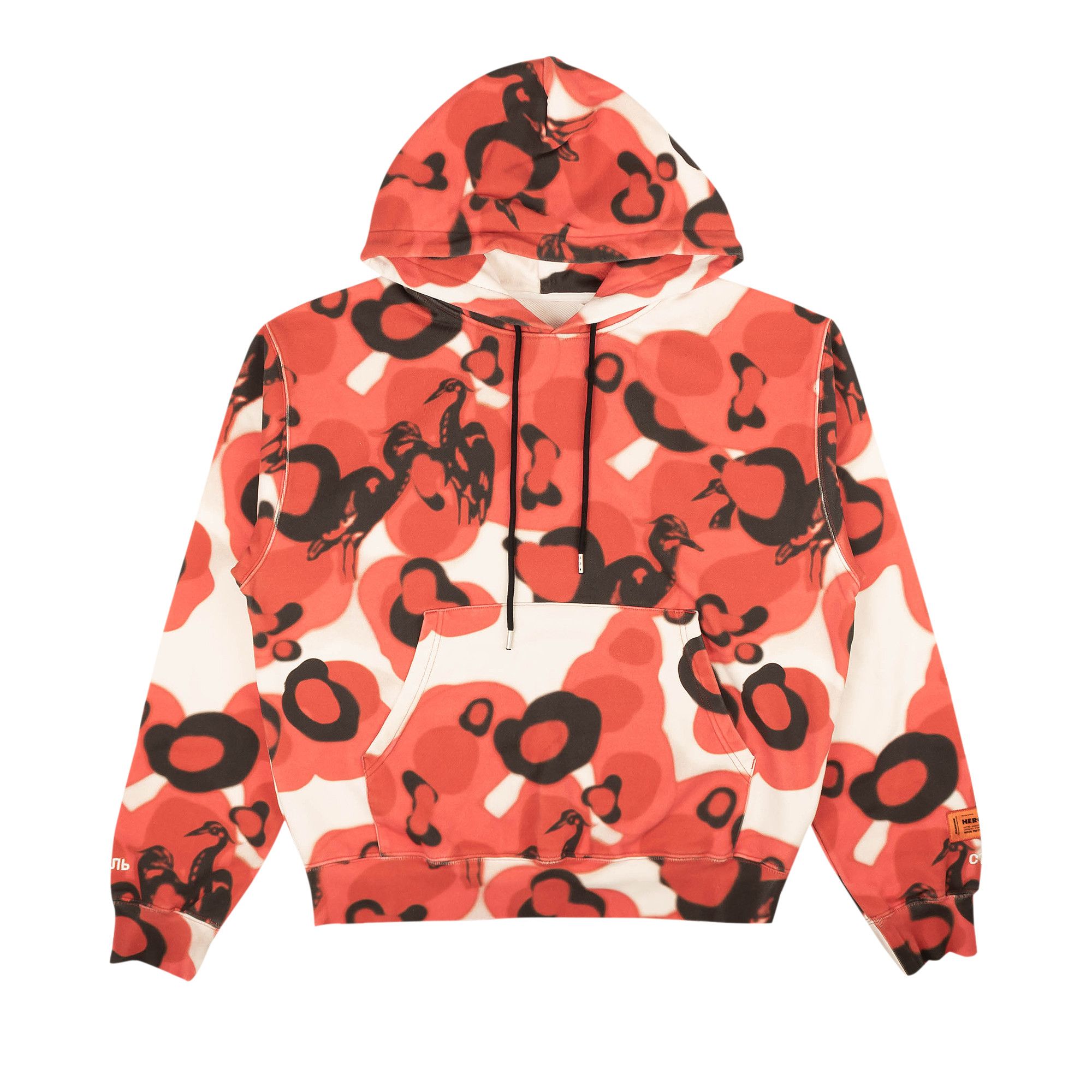 Buy Heron Preston Washed Camo Hoodie Sweatshirt Red HMBB017F21JER0112600 GOAT CA