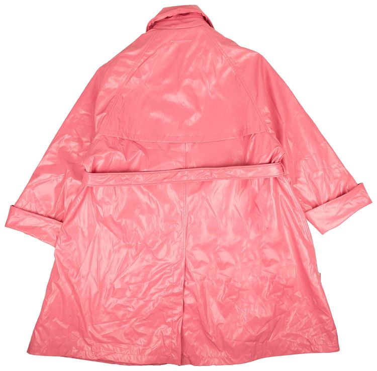MM6 Maison Margiela Barbie Jersey Trench Coat Pink