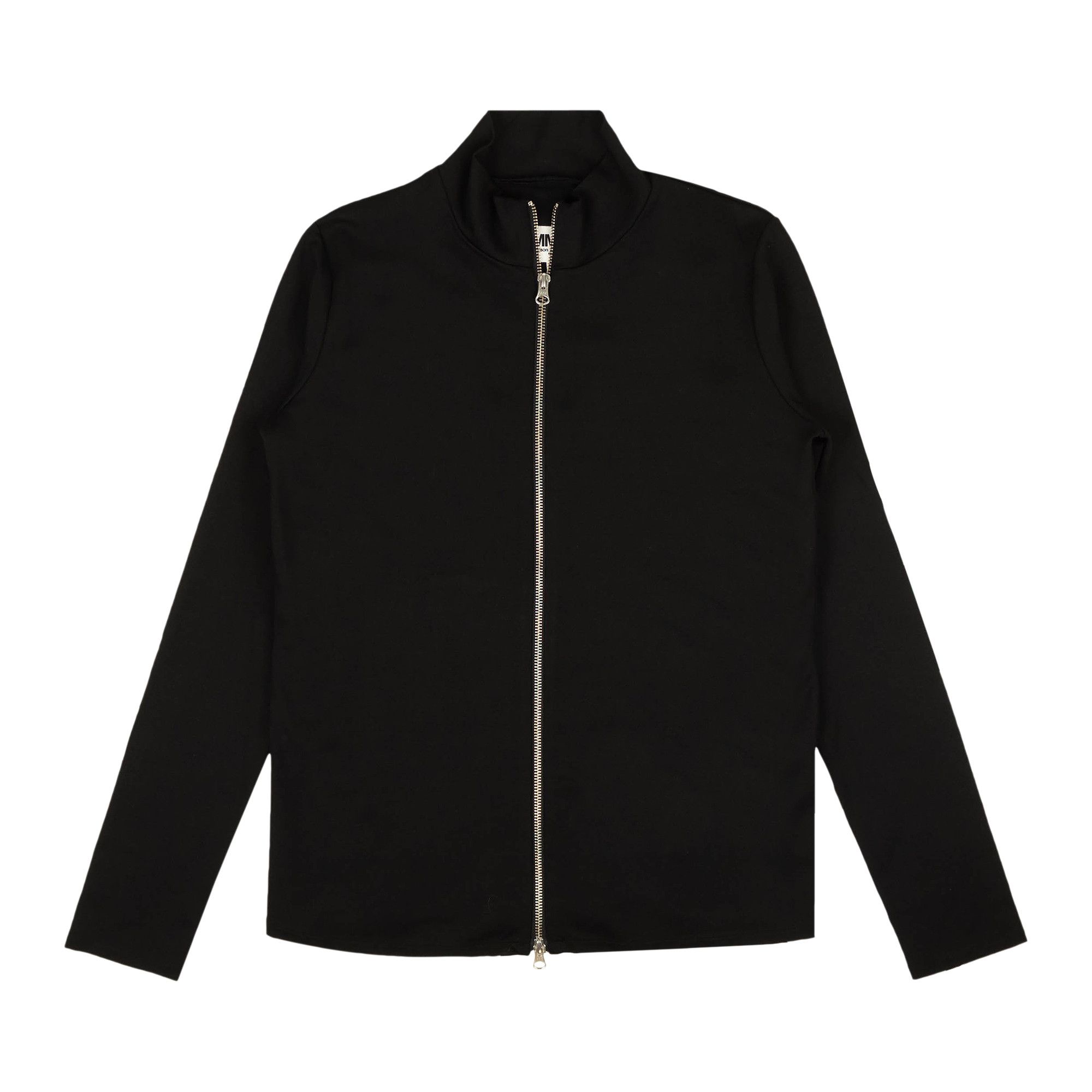 Buy MM6 Maison Margiela Zip Up Turtleneck Sweater Black