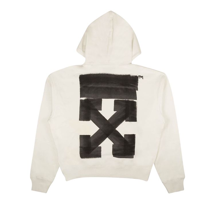 Off White Jumbo Marker Hoodie White