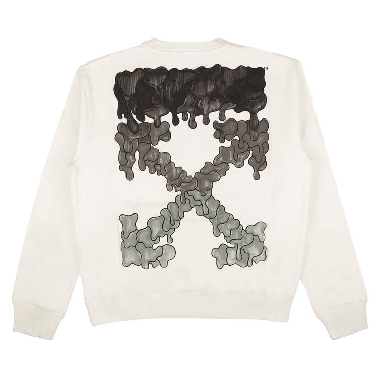 Off White Marker Slim Crewneck White