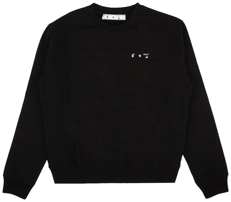Off White Arrow Slim Crewneck Black