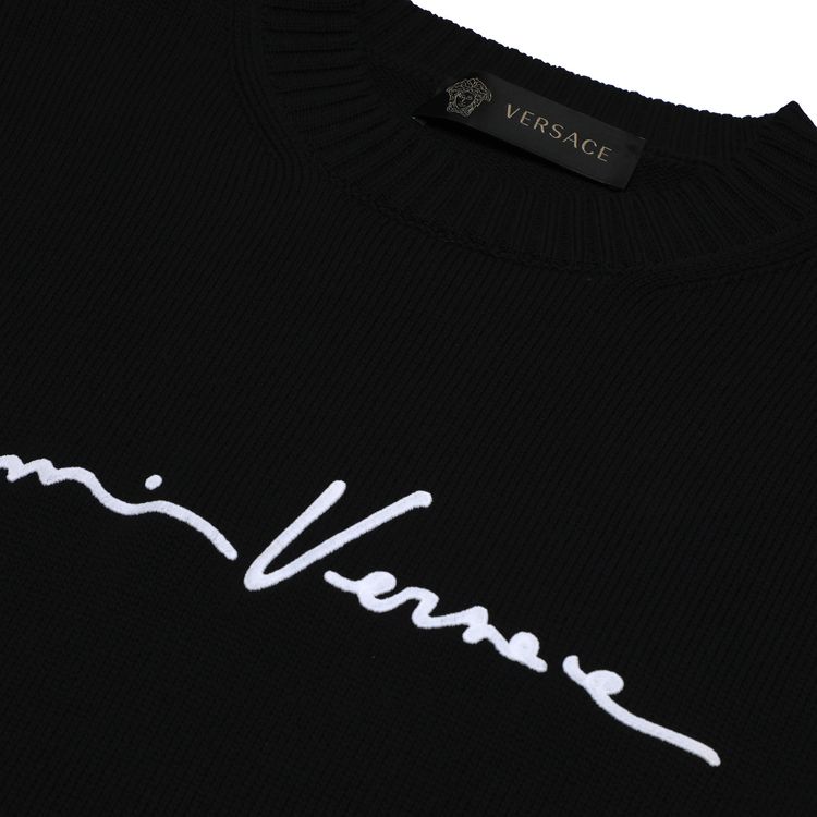 Versace GV Signature Sweater Dark Blue