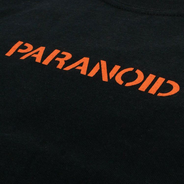 Anti Social Social Club x Undefeated Paranoid Logo T Shirt Black