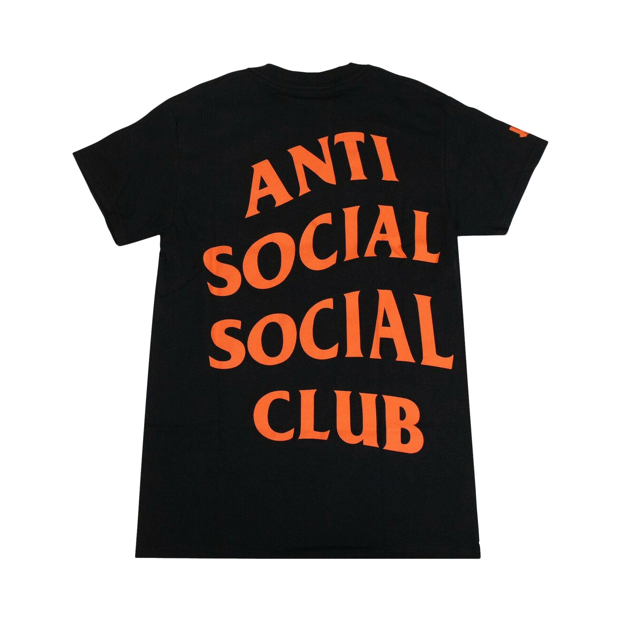 Anti social social club t shirt paranoid shop