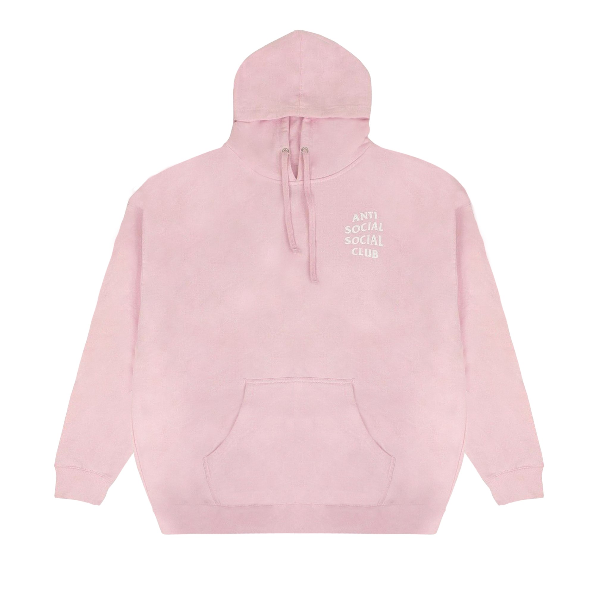 Anti Social Social Club Logo Hooded Sweatshirt 'Pink'