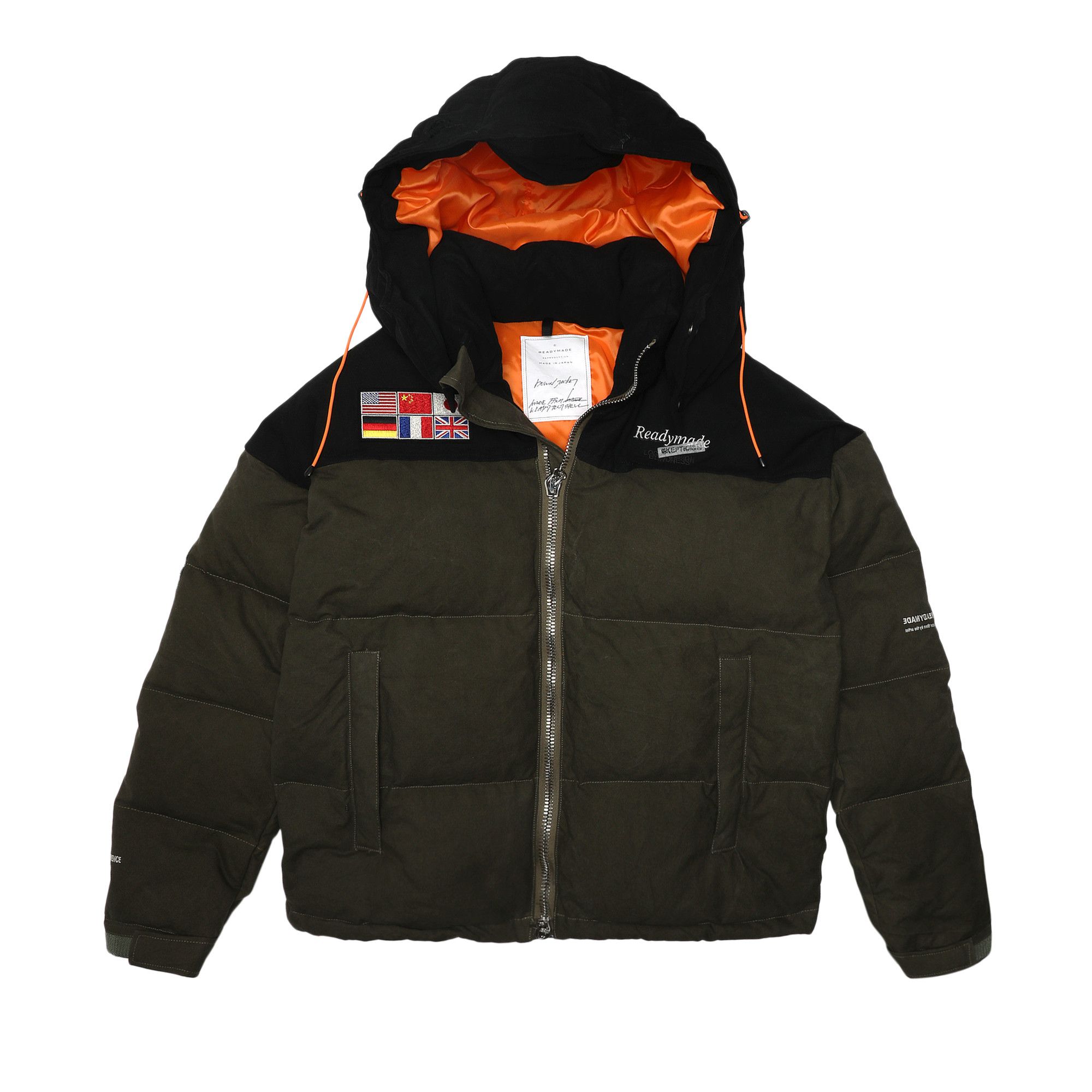Readymade down jacket shop