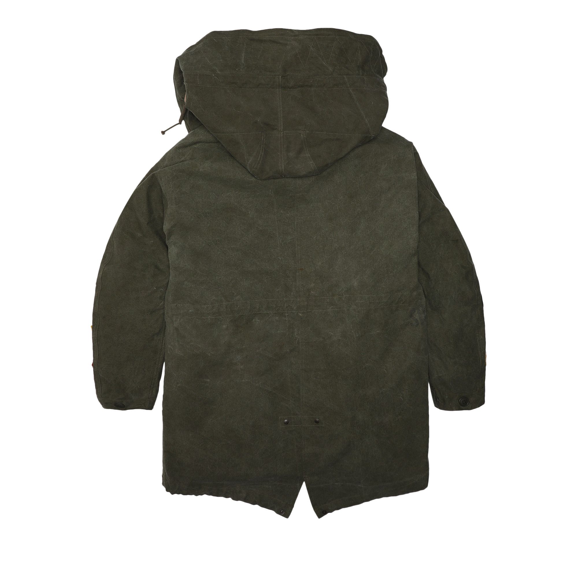 Buy READYMADE Fishtail Parka w/ Patches 'Green' - RE CO KH