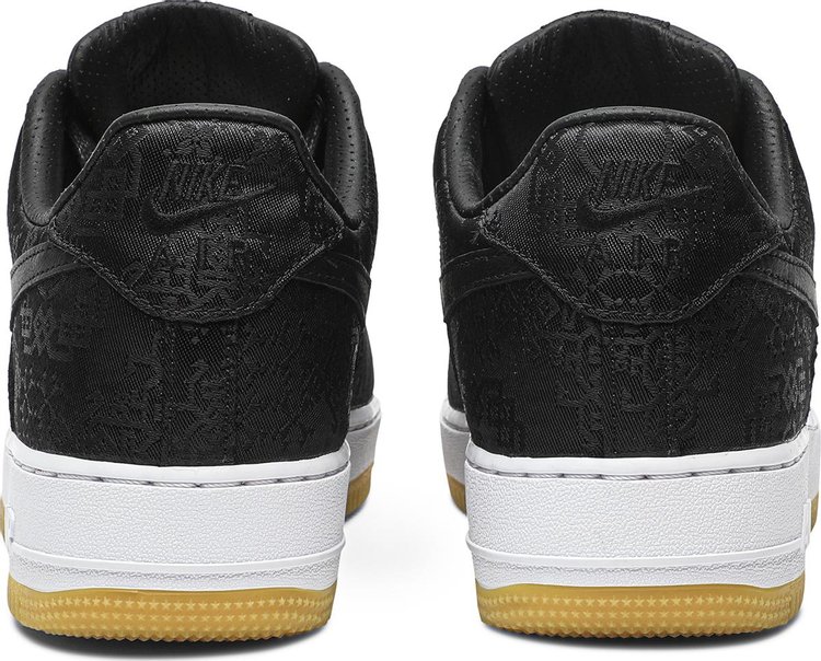 Fragment Design x CLOT x Air Force 1 Black Silk