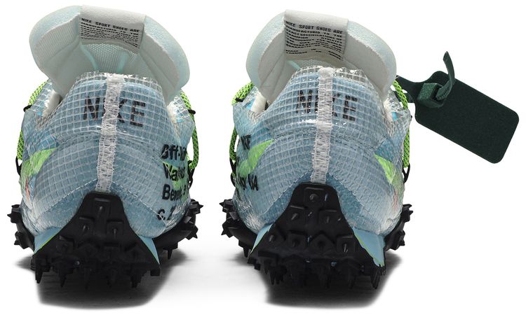 Off White x Wmns Waffle Racer Vivid Sky