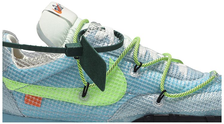 Off White x Wmns Waffle Racer Vivid Sky