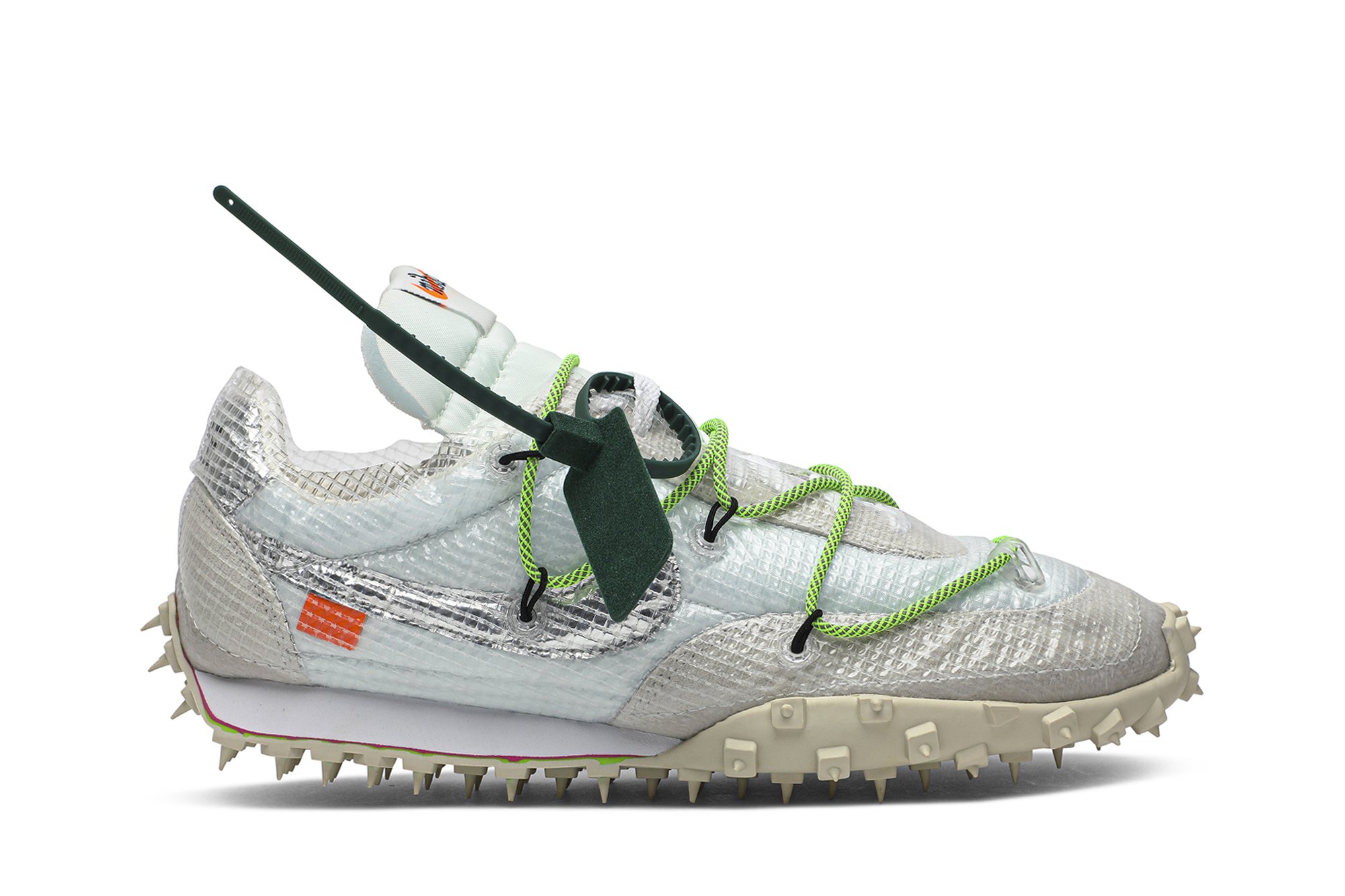 Buy Off-White x Wmns Waffle Racer 'Electric Green' - CD8180 100 | GOAT