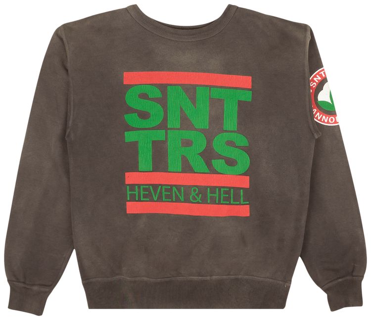 SAINT Mxxxxxx x Denim Tears Aged Crewneck Sweatshirt Grey