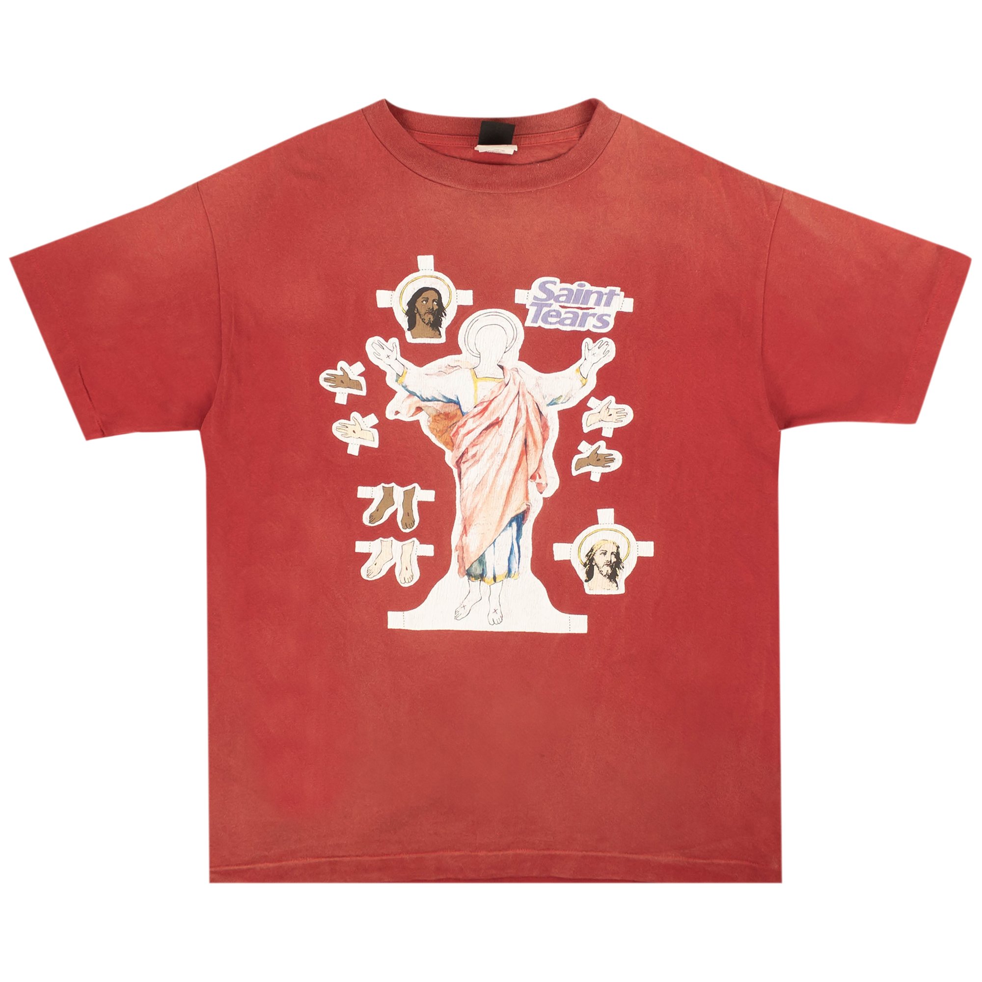 Buy Saint Michael Denim Tears Yes Short-Sleeve T-Shirt 'Red' - SM