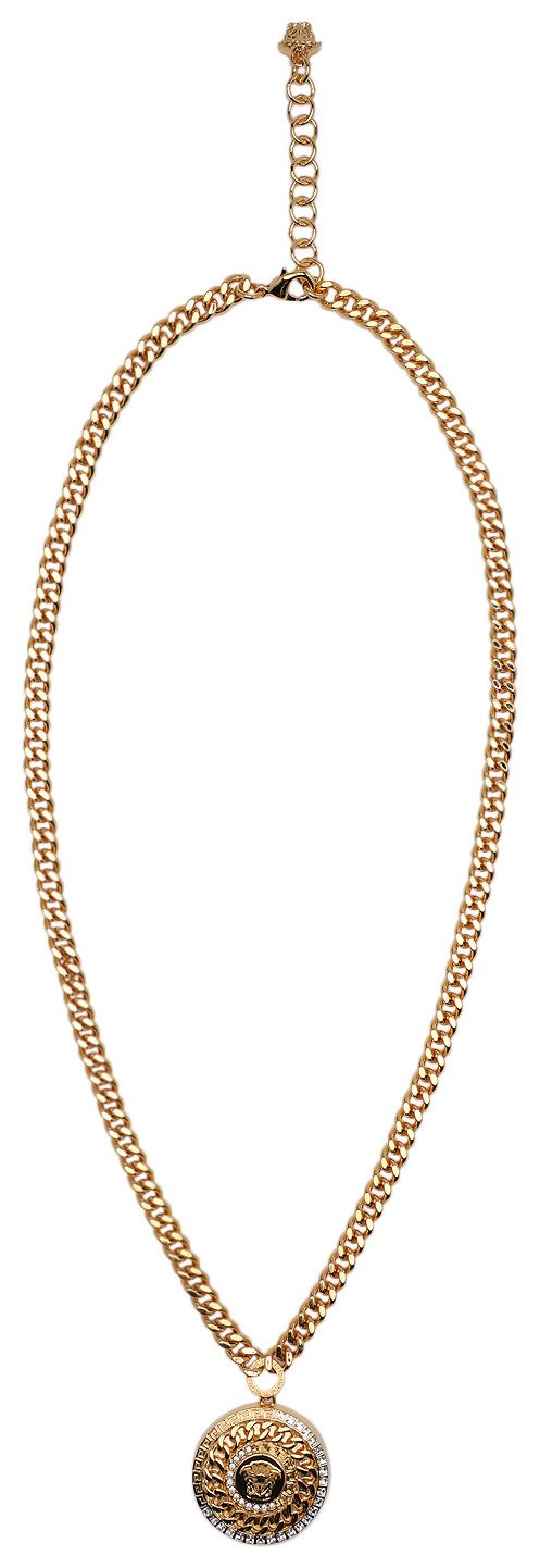Versace Chained Medusa Necklace Gold