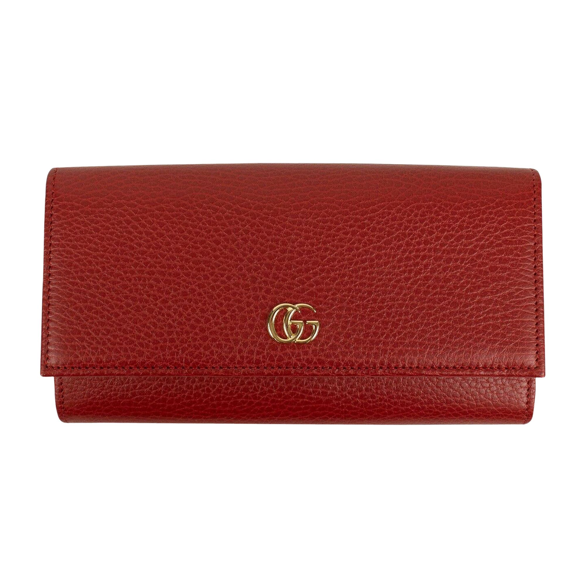 Gucci gg marmont sale leather mini chain bag
