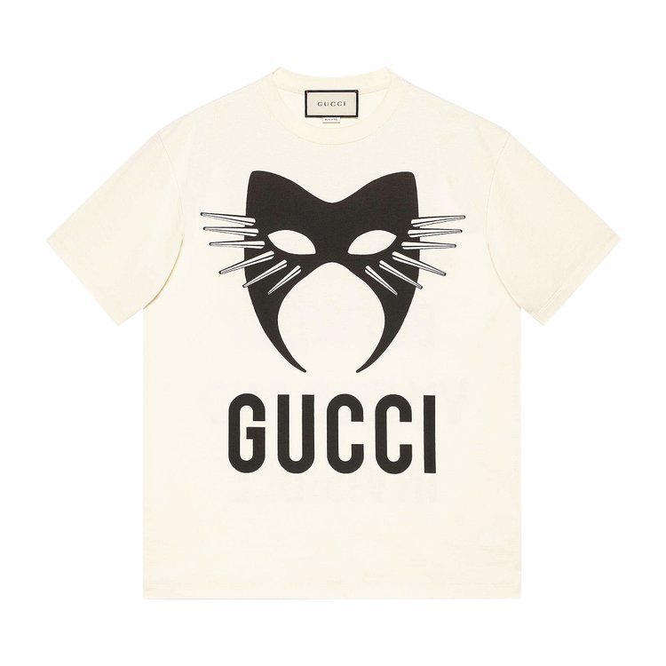 White Oversize T-shirt Gucci - Vitkac France