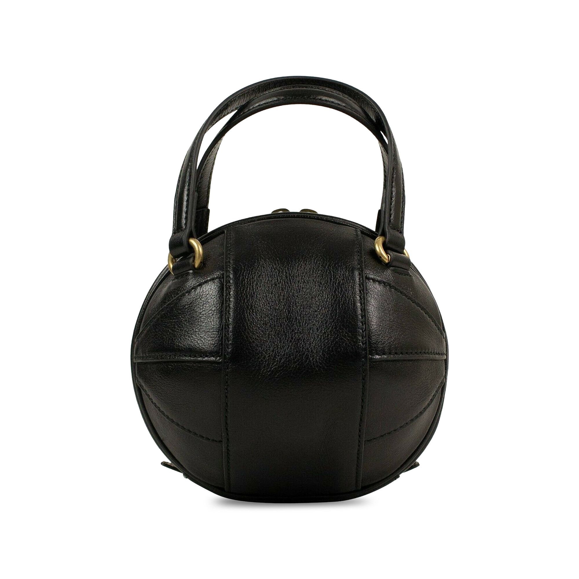 Buy Gucci Leather Mini Tifosa Convertible Strap Ball Shoulder Bag Black 536110 0PL0T GOAT