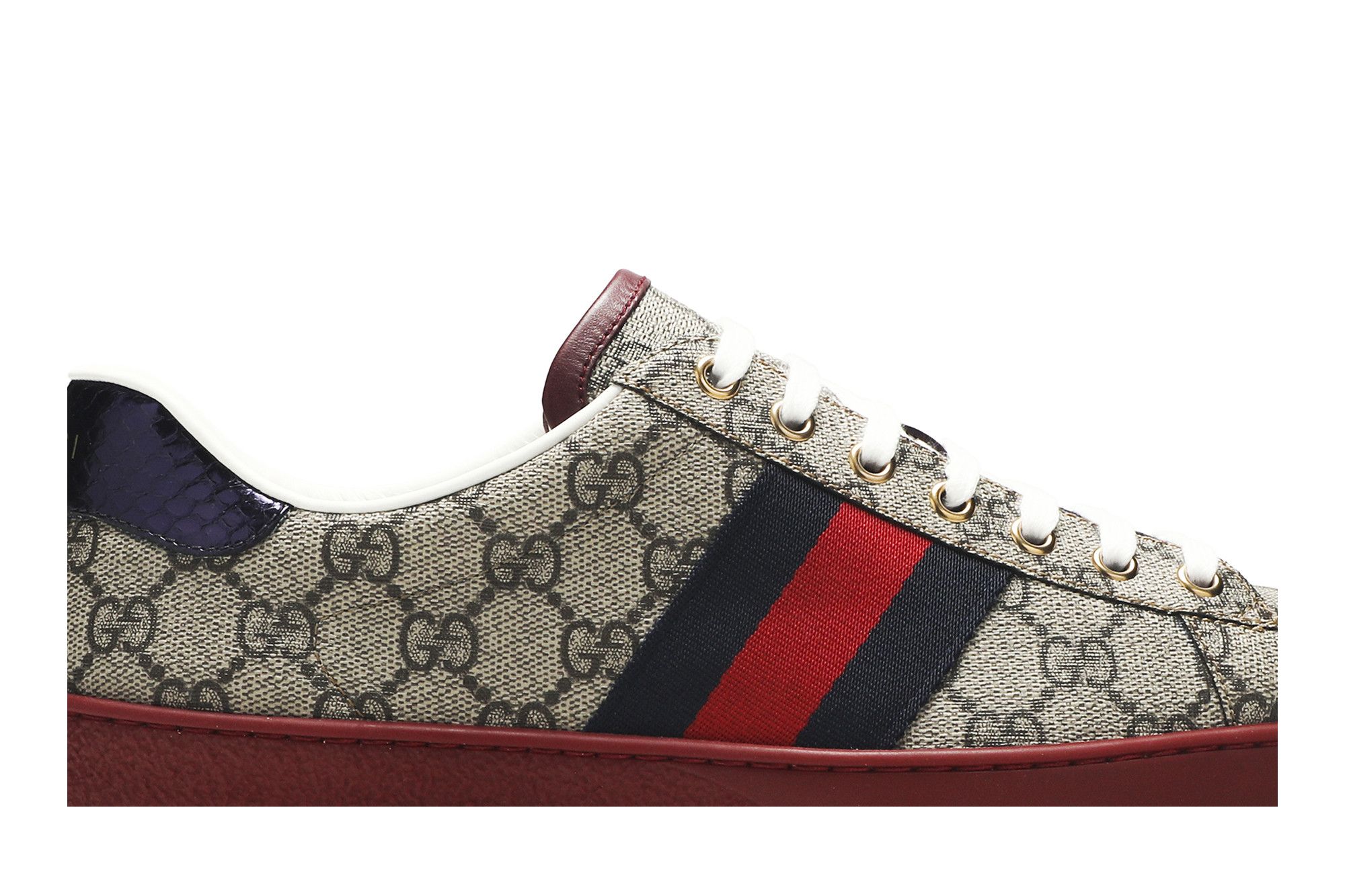 Size 7.5 Gucci Ace GG Supreme Beige