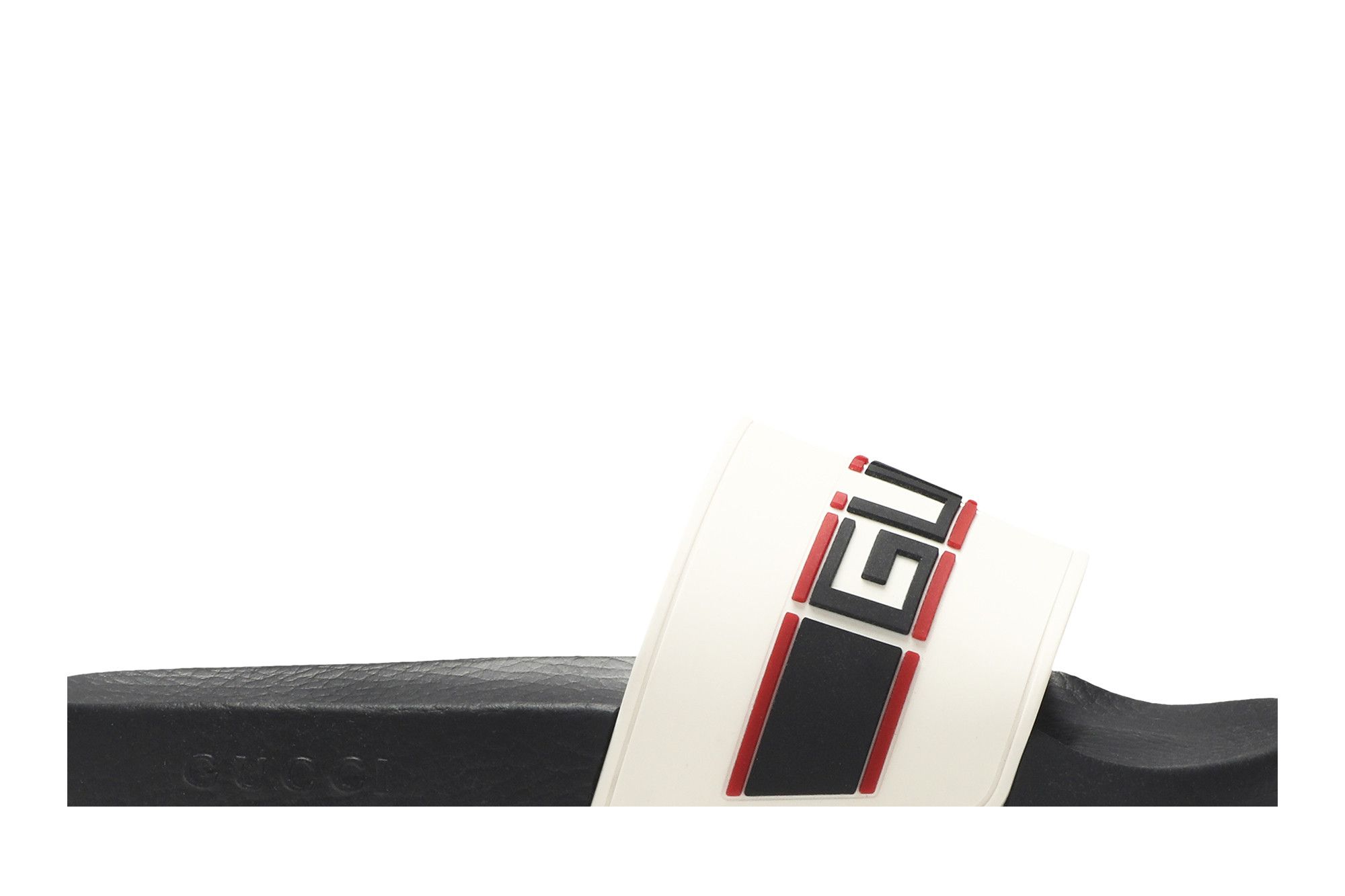 Buy Gucci Stripe Rubber Slide Ecru 522884 JC200 9572 GOAT