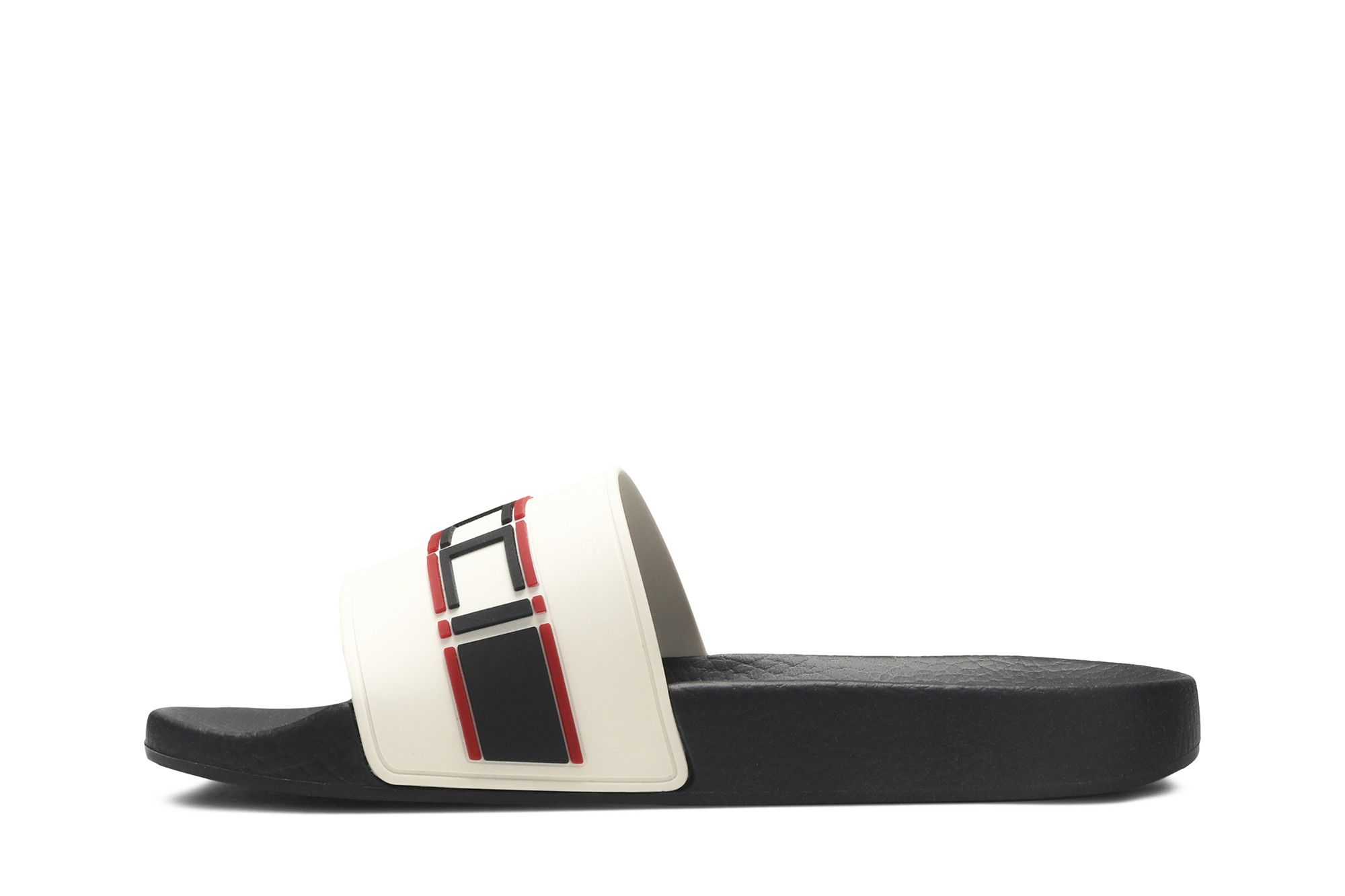 Gucci ecru slides sales