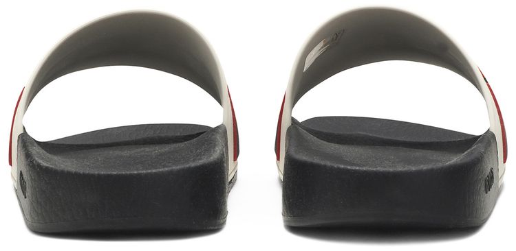 Gucci Stripe Rubber Slide Ecru