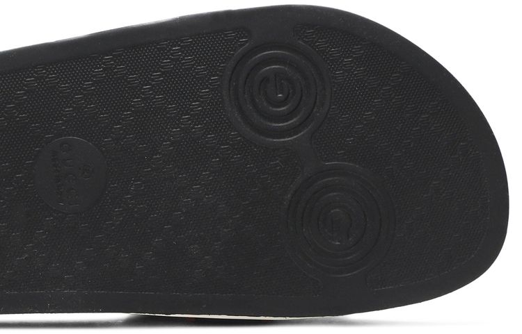 Gucci Stripe Rubber Slide Ecru