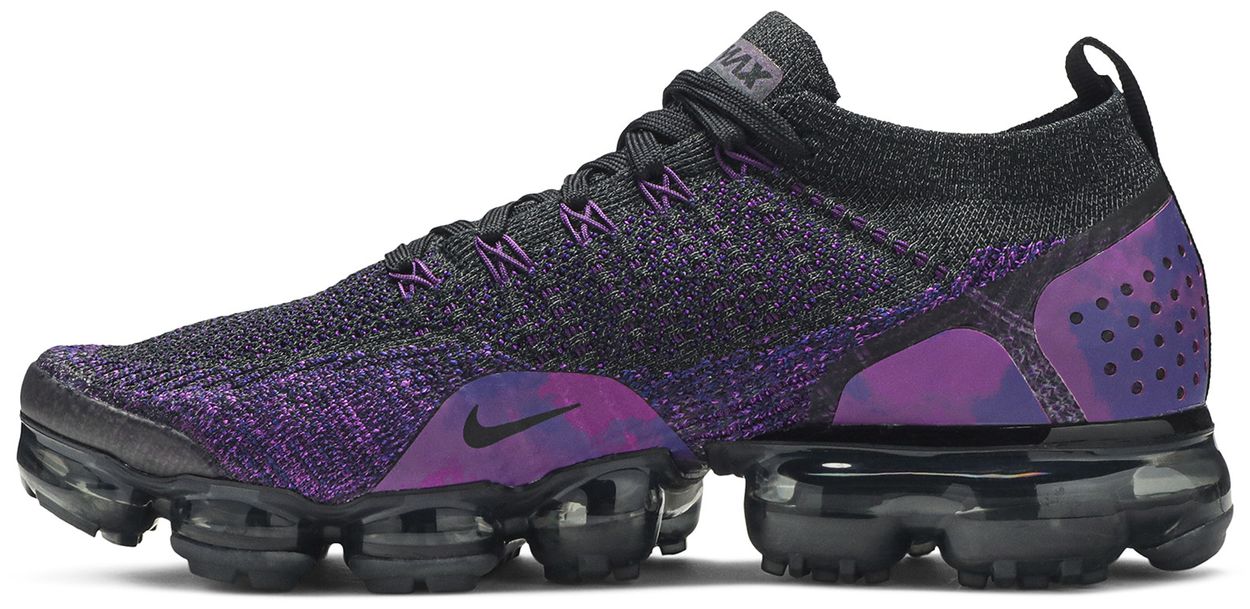 vapormax flyknit 2 black purple