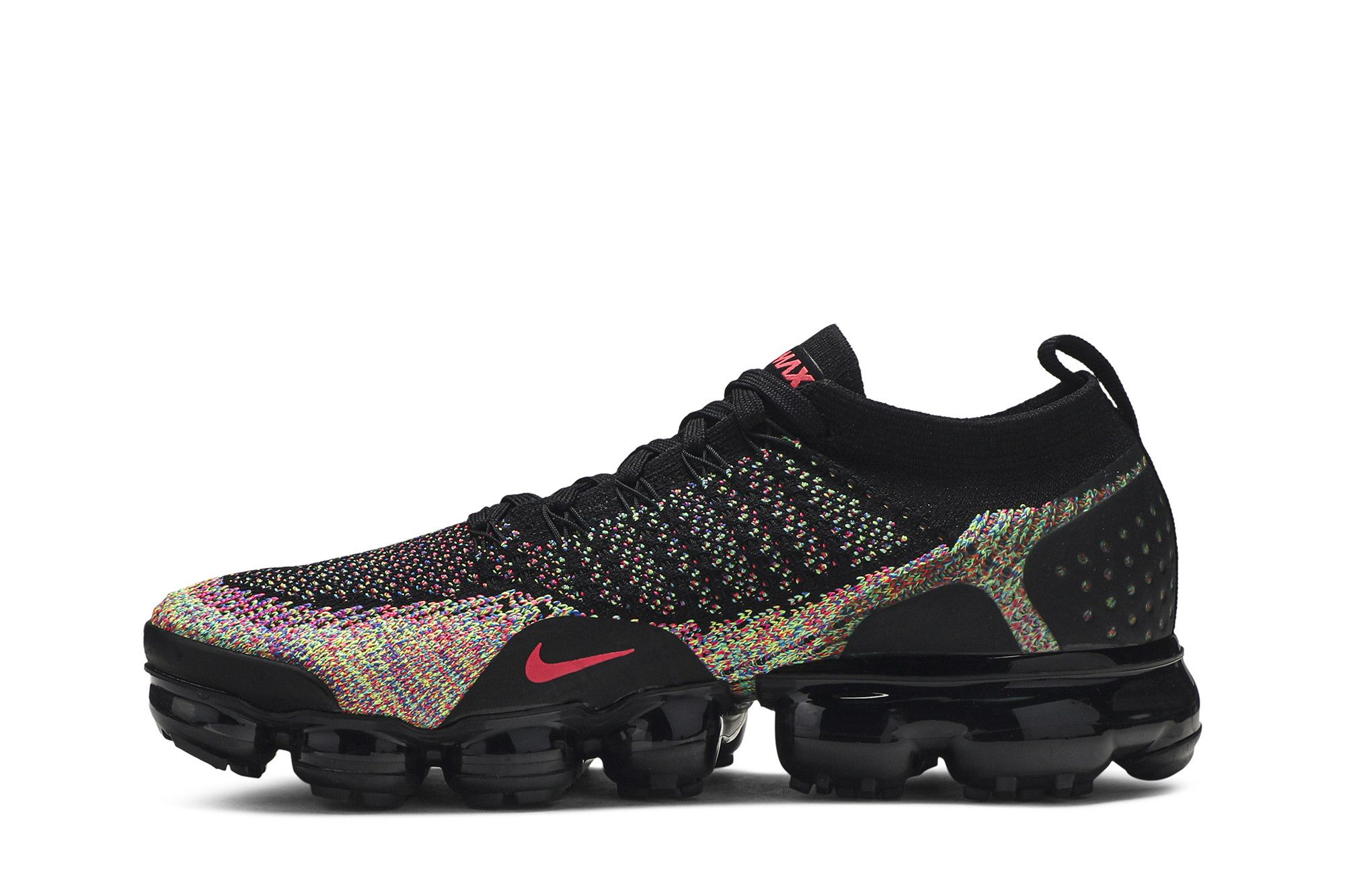 Nike vapormax flyknit 2 black multicolor online