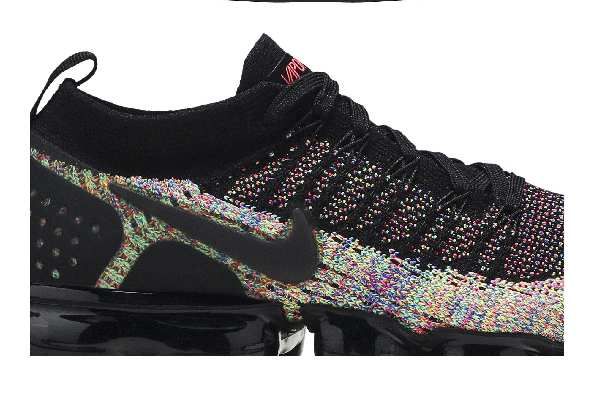 Size 10.0 Air VaporMax Flyknit 2 Black Multi Color
