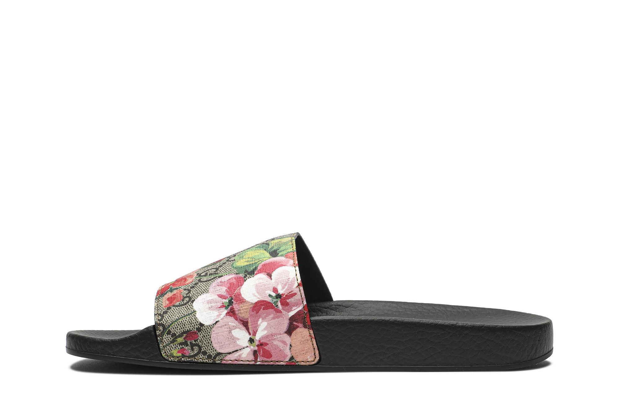 Womens gucci bloom slides cheap