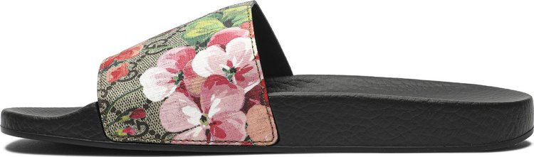 Gucci Wmns GG Supreme Slide Blooms