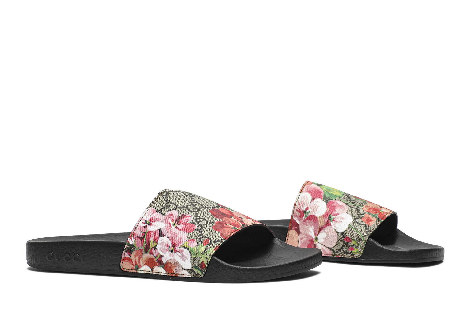 Buy Gucci Wmns GG Supreme Slide Blooms 408508 KU200 8919 GOAT