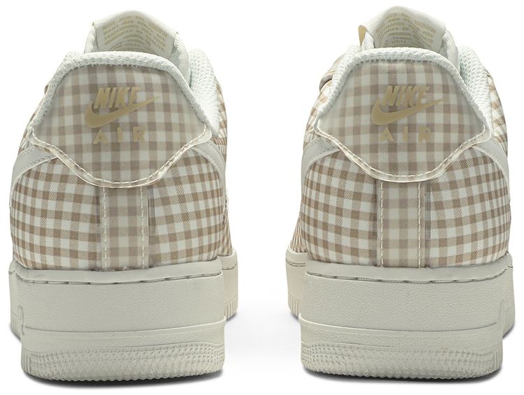 Nike Wmns Air Force 1 Low QS Gingham Pack   Beige