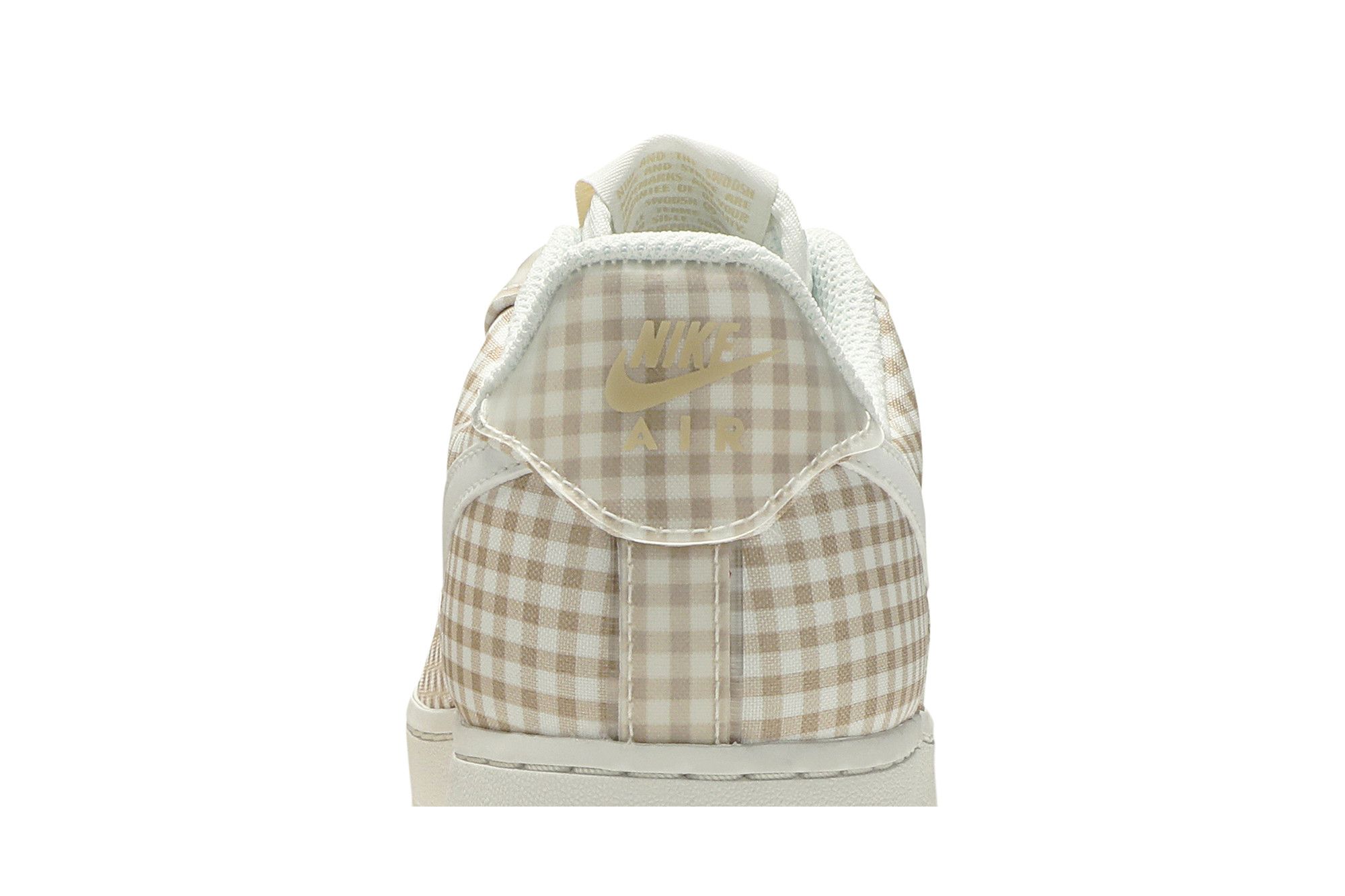 Nike air force 1 low qs gingham pack beige clearance