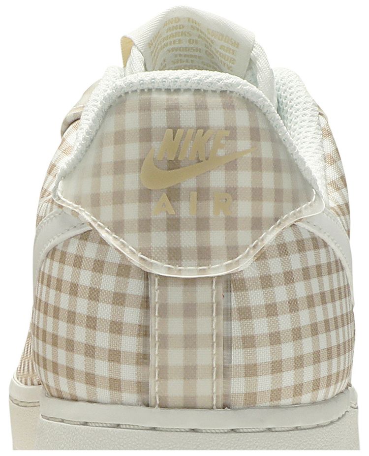 Nike Wmns Air Force 1 Low QS Gingham Pack   Beige