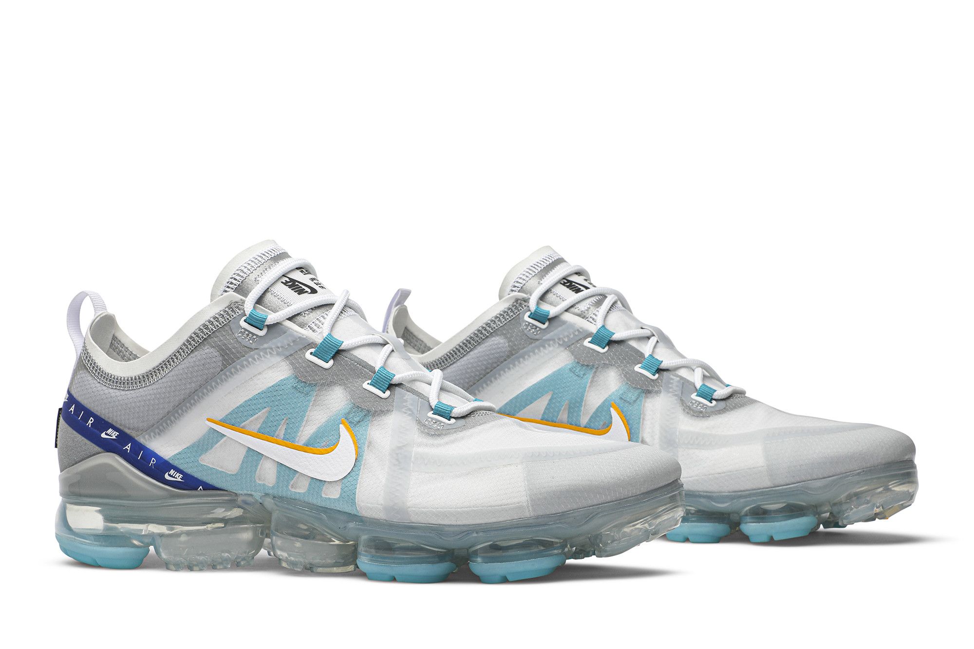 Air vapormax 2019 white university gold wolf grey grade school top