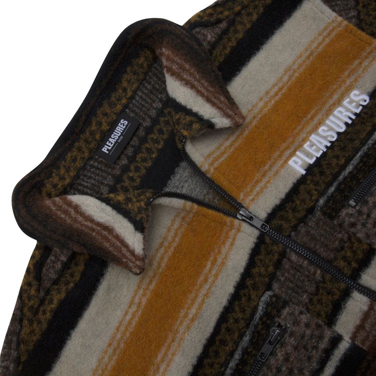 Pleasures Explorer Zip Jacket Brown