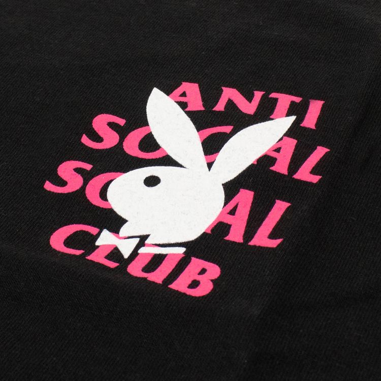 Anti Social Social Club x Playboy Remix T Shirt Black