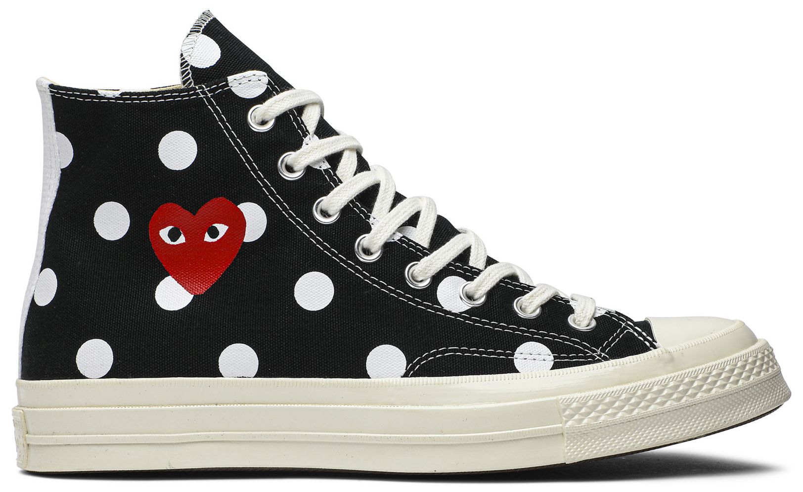 comme des garcons polka dot sneakers