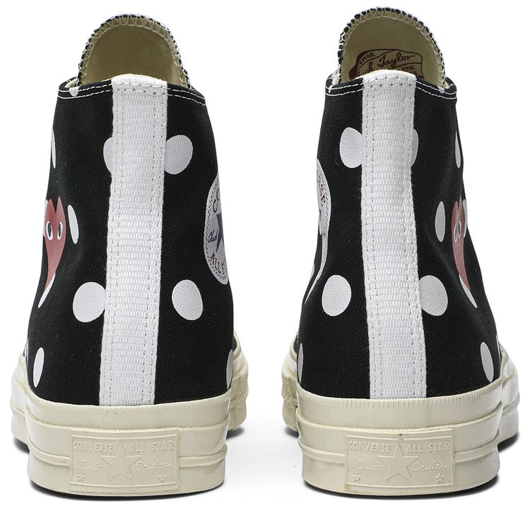 Comme des Garcons x Chuck Taylor All Star 70 Hi Black Polka Dot
