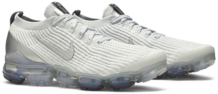 Nike Wmns Air VaporMax Flyknit 3 White Silver